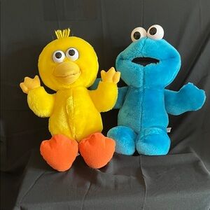 Big Bird and Cookie Monster Talking Plush Toy Duo